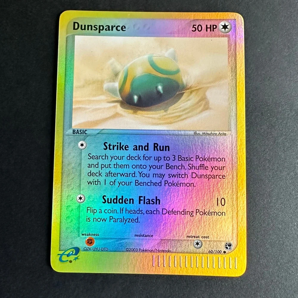 Pokemon TCG Dunsparce EX Sandstorm 60/100 Common Reverse Holo NM